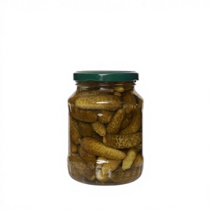 Auténticos Cornichones al Estilo Francés, Pepinillos Picantes en Frasco de Vidrio con 3 Años de Duración - Product Image 1