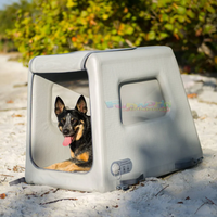 Chenil portable pour chien, tente pour animaux de compagnie, cage, maison pour chien, chenil gonflable pour chien, tente de camping pour voyages en plein air