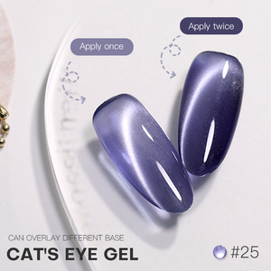 25 màu sắc Cat Eye Gel Polish Set không độc hại gel sơn móng tay 15ml Hema miễn phí từ <span class=keywords><strong>UV</strong></span> Gel Polish Art nhà máy OEM - Product Image 3