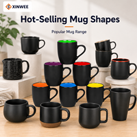 Mug en céramique à changement de couleur par sublimation, logo personnalisé, OEM, ODM, fabricant de marque privée, vente en gros, en vrac, pour cadeaux promotionnels