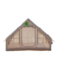 Kango grand camouflage flottant camping haute pression pvc tente vivante grande tente gonflable pour 4 personnes