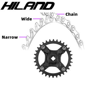 JOYSUN 104 BCD 32/34/36T, juego de <span class=keywords><strong>bielas</strong></span> de bicicleta de montaña de aleación de aluminio, cono cuadrado/hueco integrado <span class=keywords><strong>MTB</strong></span> Bike 170mm - Product Image 3