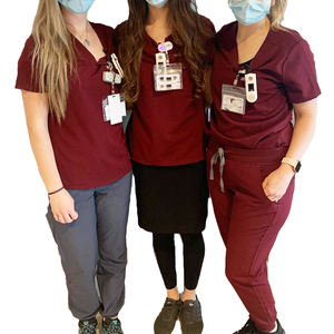 Conjuntos de uniformes de poliéster, rayón, licra, enfermería, la mejor calidad - Product Image 1