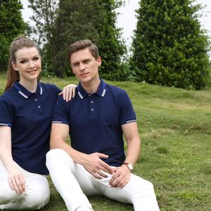 75% algodón, 25% FIBRA DE cupro puro Casual azul hombres camisetas Polo bordado polos personalizados Polo camiseta logo - Product Image 4