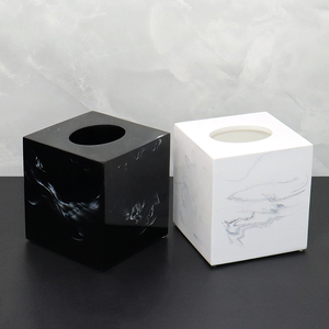 Phòng khách sang trọng mô hộp hiện đại Scandinavian Bàn cà phê đá cẩm thạch kết cấu sáng tạo Khăn ăn Ngăn Kéo làm giấy nhựa khách sạn - Product Image 2