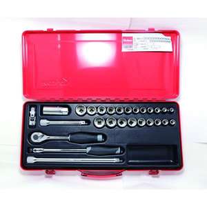 KOKEN - 3206AM Jeu de douilles 3/8 ''dans un étui (27 pièces) -EAN 4991644234929 DOUILLES À MAIN 3/8" - Product Image 1