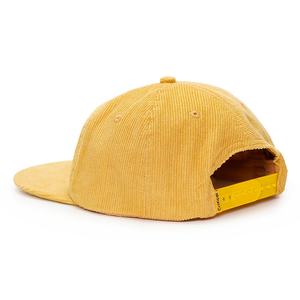 <b>Corduroy</b> 5panel Embroidery Unstructured Snapback <b>Hat</b> Wholesale Custom logo Cap - Product Image 2