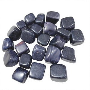 Blue Goldstone Tumble <b>Pebbles</b> Natural Semi-Precious Gemstone Polished Eco-Friendly From Gujarat for Home & Office Decoration - Product Image 1