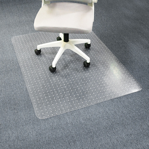 48x36 مقاومة للانزلاق الثقيلة تحت مكتب حامي الأرضيات السجاد ، لا ديفوت البلاستيك الحصير كرسي - Product Image 6