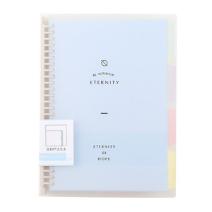Colorful PVC PP Waterproof A6 A5 A4 Spiral Cover School Planners Journal <b>Notebook</b> for Loose Leaf Sheets - Product Image 6