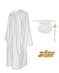 Set di Toga da Laurea Lavorata a Maglia Lucida Personalizzata a Prezzo di Fabbrica 2026, Cappello e Nappa Neri, 100% Poliestere, Unisex <span class=keywords><strong>per</strong></span> Adulti e Scuola Primaria - Product Image 5