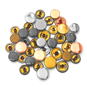 KUNSHUO Personnalisé Métal Laiton 4 Parties Bouton Pression Rectangle Motif Plaqué Or Usine Vêtements Presse avec Logo de Marque - Product Image 5