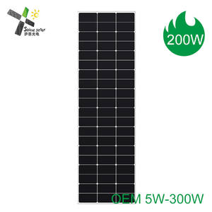 Новая оптовая продажа HPBC стеклянная солнечная панель HBC 12 В Pv Панель 20 Вт 60 Вт 100 Вт 120 Вт 200 Вт 300 Вт BC солнечная панель уличные фонари для садового двора - Product Image 3