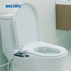 Olmayan elektrikli bide tuvalet eki ile kendi kendini temizleyen nozullar, tatlı su bide tuvalet için ayarlanabilir su püskürtme