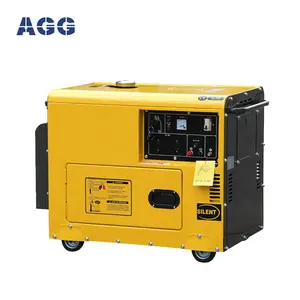 AGG-generador de diésel silencioso portátil, 5kw