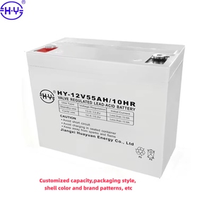 Batería de Ciclo Profundo de 12V 55AH, Batería de Plomo-Ácido VRLA para Almacenamiento de Energía Solar - Product Image 2