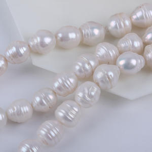 Perles de riz d'eau douce naturelles Zhuji en gros, 11-12 mm, 18 cm, barre courte, accessoires de bijoux DIY, perles en vrac - Product Image 4