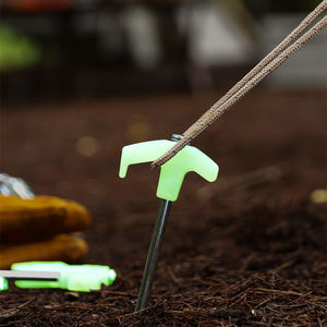 หมุดโลหะเรืองแสงสำหรับตั้งแคมป์อุปกรณ์เสริมในเต็นท์อุปกรณ์ตั้งแคมป์กลางแจ้ง JW-126 - Product Image 3