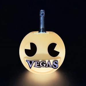 LED Champagne Bucket Bar KTV Luminous Acrylic Boss Tycoon Happy Birthday Wine Atmosphere Props pour Noël Nouvel An Halloween - Product Image 3