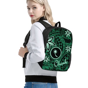 Venta caliente personalizado de un solo compartimento de 15 pulgadas Mochila para niños <span class=keywords><strong>Islas</strong></span> Caroline Chuuk Diseño Imprimir Mochila para estudiantes - Product Image 5