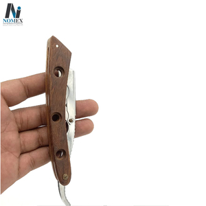 Maquinilla de Afeitar para Hombre, Cuchilla de un Solo Corte, Mango de Madera de Calidad, Superventas, con Nombre de Marca Personalizado - Product Image 2