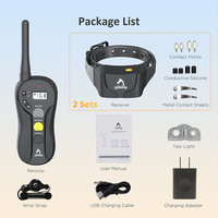 Top Sell Wiederauf lad bares Hundes chock halsband Beep Vibration Shock Trainings modi 3000 Ft Remote Range Hunde trainings halsband für große Hunde