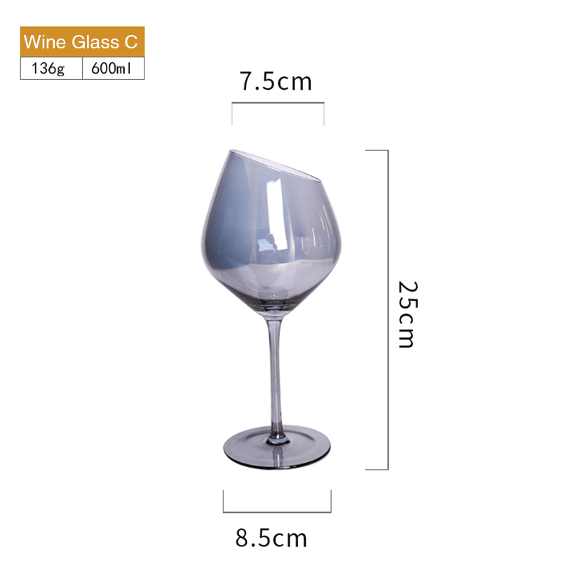 bicchiere da vino affumicato