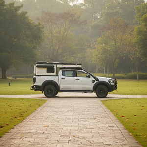 Camioneta 4x4 Ligera de Lujo con Remolque Camper, Tienda de Campaña Plegable, Autocaravana para 2-3 Personas con Estilo Moderno - Product Image 3