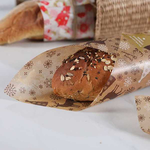 カスタム印刷されたロゴ耐油性食品包装包装バーガー生分解性白耐油性サンドイッチ紙 - Product Image 4