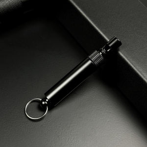 屋外サバイバルアルミ緊急時のキャンプ用ナイフ付き自己防衛ホイッスル - Product Image 1