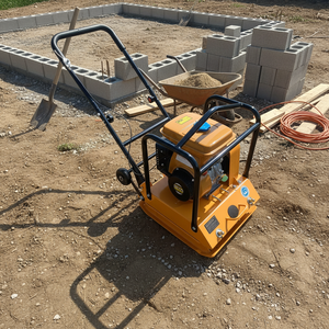 Compacteur à plaques vibrantes autopropulsé à essence C120, vente en gros d'usine, garantie 1 an, pour le compactage de pierres, d'asphalte et de sol - Product Image 4