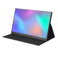 Monitor Portátil de 15.6 Pulgadas, 165Hz, 1920 x 1080, 4ms de Respuesta, Conexión Tipo-C, Altavoces Integrados, para Juegos y Películas