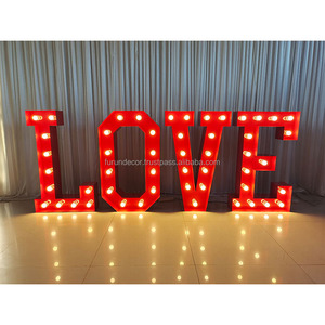 หลอดไฟตัวอักษรโคมไฟ A-Z ตัวอักษรสีขาวสำหรับตกแต่งพื้นหลังเหตุการณ์ตกแต่งงานแต่งงาน - Product Image 6