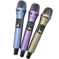 Microphone Karaoké Portable Sans Fil 2.4G OEM/ODM Rechargeable avec Micro Dynamique – Ensemble Complet