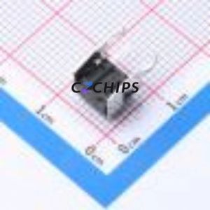 TC-6615-4.5-160G Tactile Switch Bent Lead Through Hole-4P,6x6mm Single Pole Single Throw Round Button 1.6N Right Angle Insert - Product Image 2