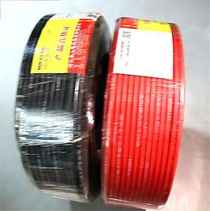 (Distributeur) Câble solaire CC en cuivre étamé haute performance 4mm2 6mm2 rouge noir isolé XLPO pour système d'énergie solaire - Product Image 6