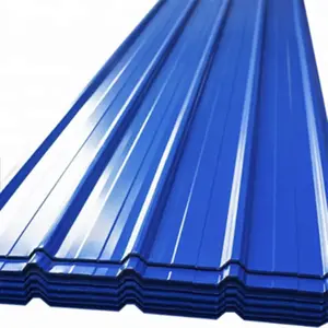 Lembaran atap campuran seng PPGI Tiongkok lapisan bergelombang tergalvanis dibuat dari bahan SGCC dengan harga pabrik
