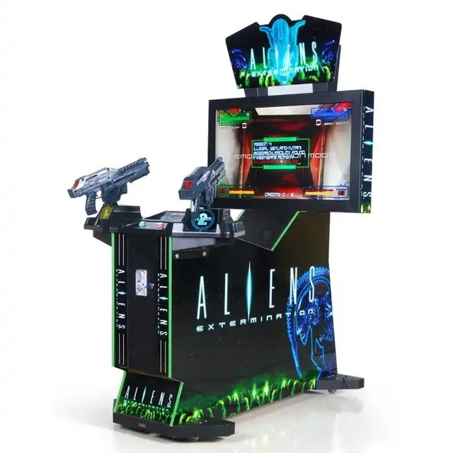 42 LCD Aliens Extermination Shooting Arcade Simulator Coin-Operated Racing Game Machine for Amusement Parks