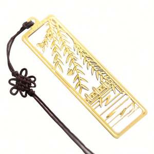 Custom Metal <b>Bookmark</b> with Tassel Wedding Favor & Party Gift - Product Image 1