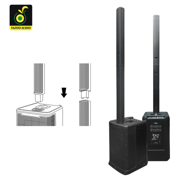 YAZOO Pro-Audio TK-12 In-stock 2000w With DSP Professional Plastic TWS-PA-System For-Party