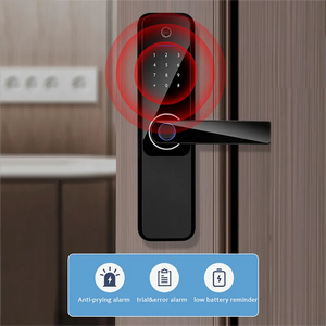 Khóa Vân Tay Thông Minh Kèm <span class=keywords><strong>Camera</strong></span>, Khóa Cửa Có Mật Khẩu Điều Khiển Từ Xa Bằng Ứng Dụng Tuya/TTlock Wifi Kèm <span class=keywords><strong>Camera</strong></span> - Product Image 4