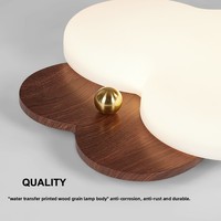 Plafonnier LED en forme de nuage de style médiéval, contrôle Tmall Genie, trois couleurs réglables, CRI 95 élevé ; chambre d'enfant, chambre à coucher