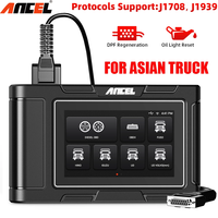 ANCEL HD3200 Scanner OBD2 Outil de diagnostic lourd pour voiture et camion Outil de diagnostic automobile OBD2 Réinitialisation de l'huile DPF Scanner automobile