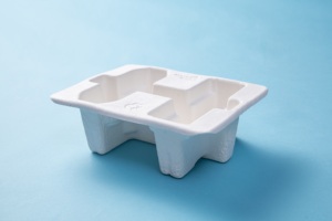 Thân thiện với môi trường bên trong khay giấy bao bì chèn bao bì bền vững lò vi sóng trắng an toàn có thể tái chế khay bảo vệ - Product Image 5