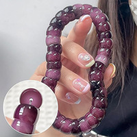 Bracelets de perles en graines de Bodhi naturelles, extensibles, anti-stress, pour la relaxation zen, la protection et la guérison, tendance, pour anniversaire