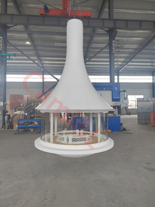 Poêle à bois Cheminée suspendue rotative Cheminée au plafond Cheminée à bois suspendue au bio éthanol - Product Image 3
