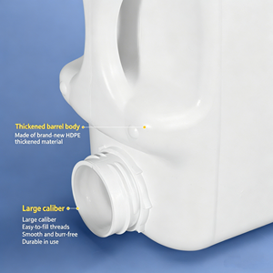 Seau en plastique HDPE robuste et durable de 3 L et 5 L, empilable, jerrycan en plastique pour le stockage de produits chimiques, de carburant et d'<span class=keywords><strong>essence</strong></span> - Product Image 2
