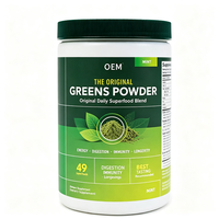 Poudre de légumes verts OEM originale, mélange de superaliments quotidiens, 30 portions, 150 g, pour l'énergie, la digestion, l'immunité et la longévité, complément alimentaire