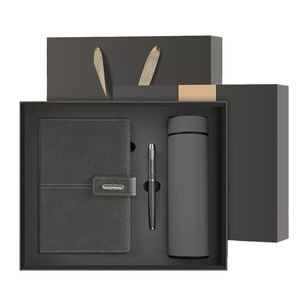 Set de Regalo Corporativo de Lujo con Logotipo Personalizado, Venta al Por Mayor, Cuaderno A5, Bolígrafo, Botella de Agua Aislada, para Clientes, Empleados, Regalos Empresariales - Product Image 1