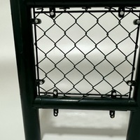 Rouleaux de grillage cyclonique galvanisé et thermolaqué avec revêtement PVC, clôture en treillis 8ft 6ft, accessoires de sécurité agricole personnalisés